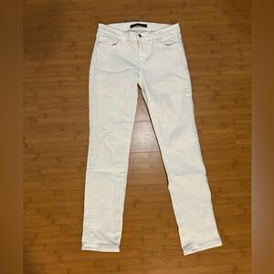 J Brand Women's Cream Straight Leg Jeans